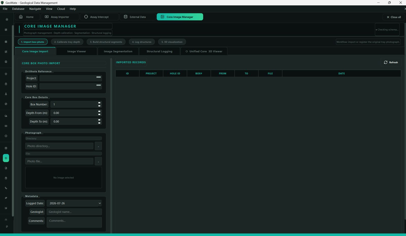 Core Image Manager