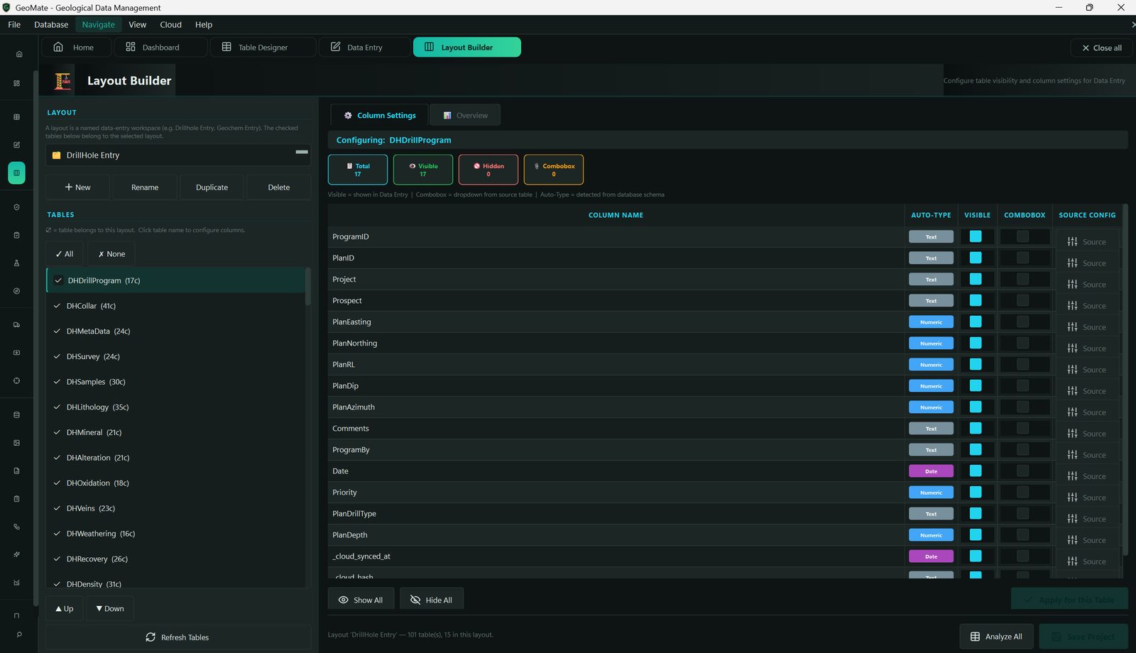 Layout Builder