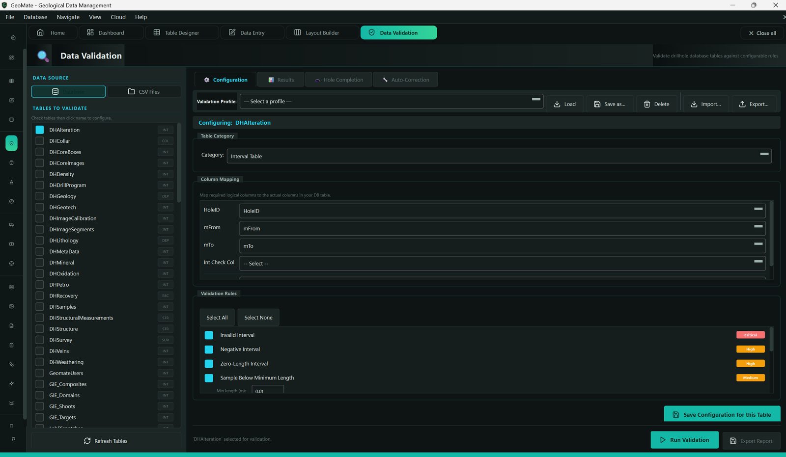 Data Validation